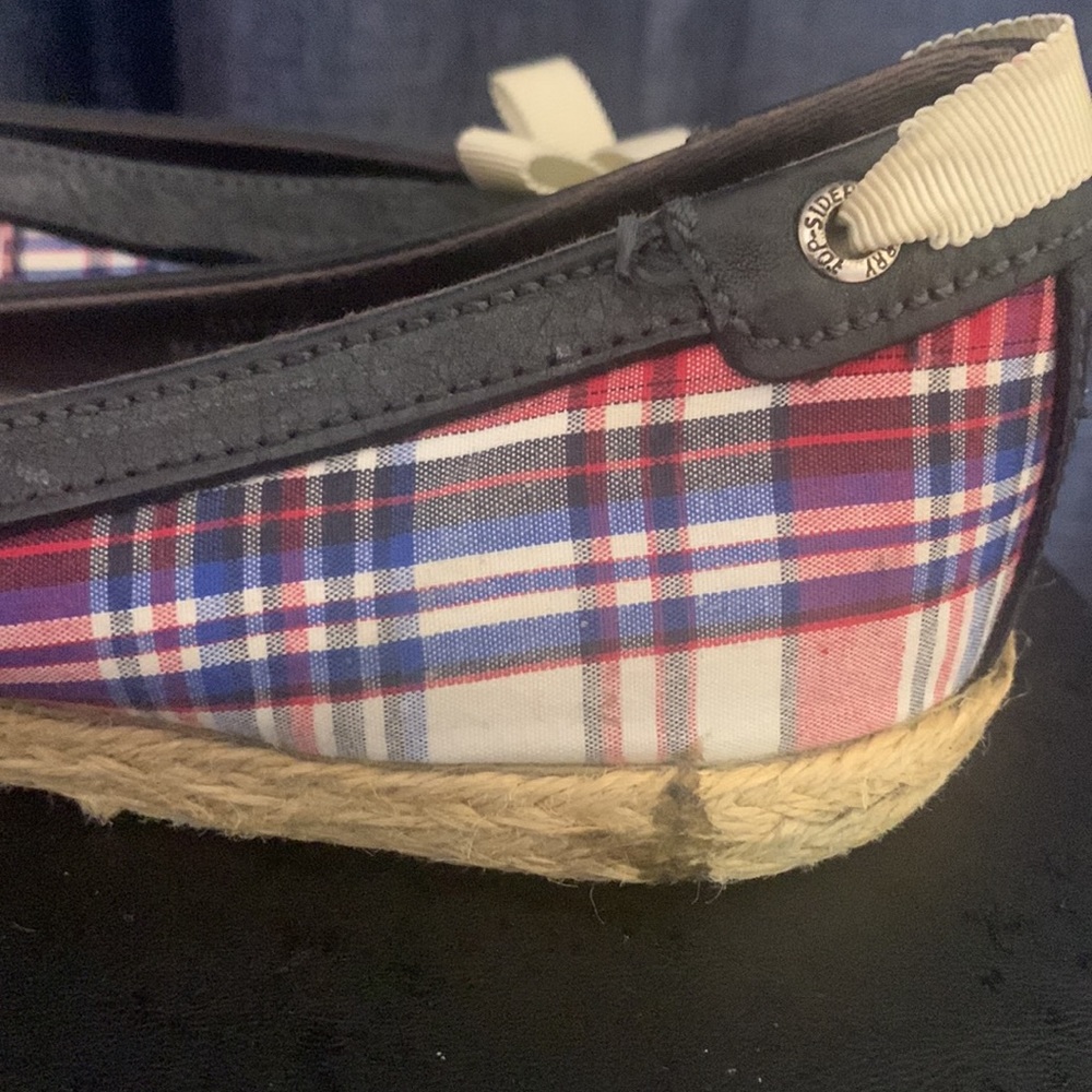 Women’s Vintage Sperry Plaid Top Siders - Size 9 - Picture 10 of 11